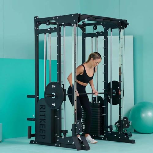 RitKeep PMAX 5600 Pro Smith Machine, All-in-One Home Gym with 2200lb Capacity and 320lb Weight Stack H2625