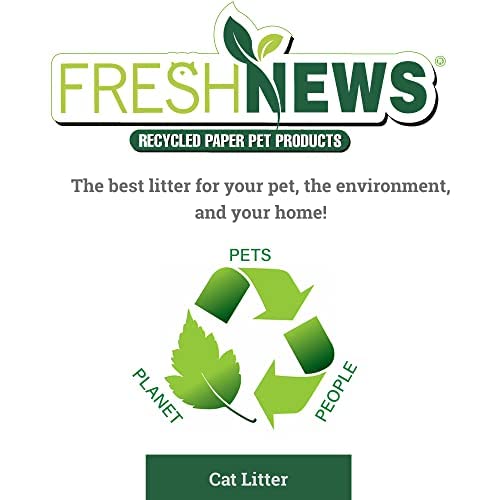Fresh News Recycled Paper Pellet Cat Litter, 25 lb Z157