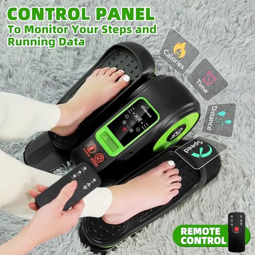 ANCHEER Under Desk Elliptical Machine, Quiet Portable Seated Pedal Exerciser F93140