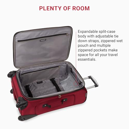 SwissGear Sion Softside Expandable Luggage, Black, 29-Inch C81483