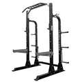 Valor Fitness Half Rack Squat Machine with Pull Up Station, 750lbs Capacity T95458