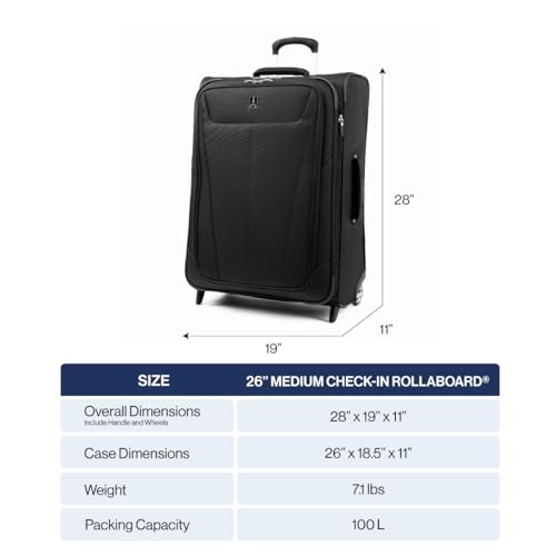 Travelpro Maxlite 5 Softside Expandable 2 Wheel Carry-On Luggage, Burgundy, 22-Inch Q6258