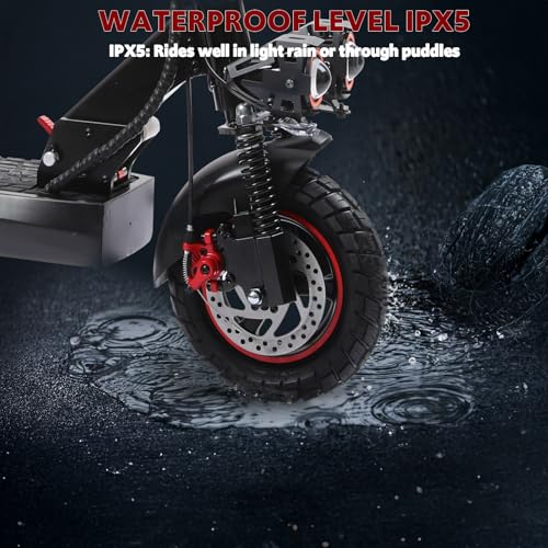 Off Road Electric Scooter Adults 800W 48V 11" All-Terrain Tires Dual Suspension B277