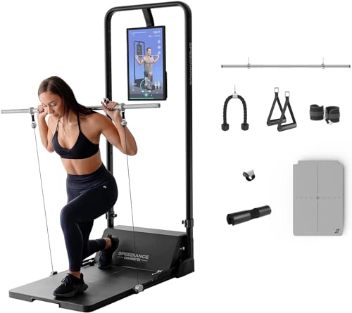 Gym Monster Smart Home Gym, Smith Machine Power Cage with Cable Crossover G34665