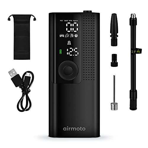 Airmoto Tire Inflator Portable Air Compressor with Digital Pressure Gauge D815
