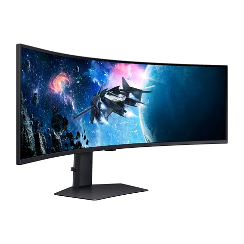 SAMSUNG 49" Odyssey G9 (G95C) DQHD 1000R Curved Gaming Monitor, 240Hz, 1ms, DisplayHDR 1000 L9256