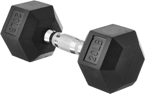 Amazon Basics Rubber Hex Dumbbell K648924