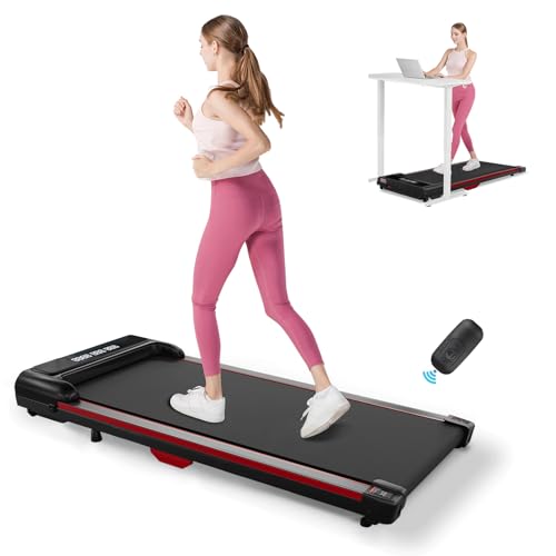 GORISE Walking Pad, Under Desk Treadmill with Incline and Remote Control Y819748
