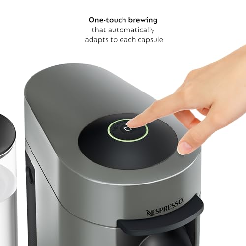 Nespresso Vertuo Plus Coffee and Espresso Maker by De'Longhi, Grey T3663