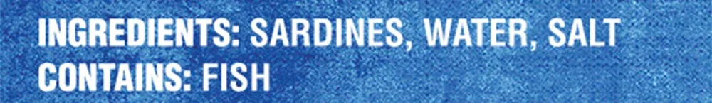 Crown Prince Skinless & Boneless Sardines in Water, 4.37 oz Cans (Pack of 12) M669