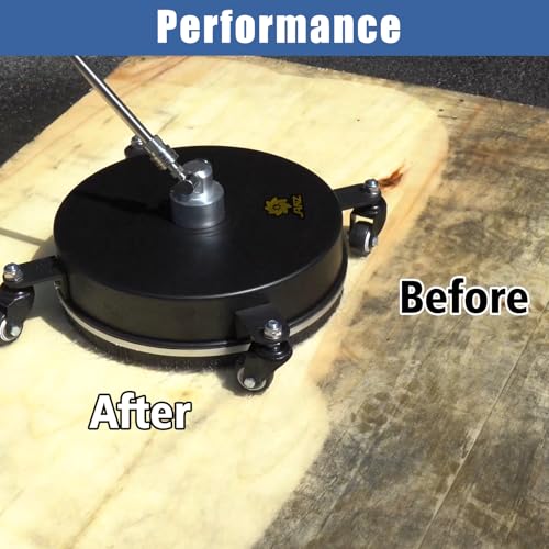 JANZ Pressure Washer Surface Cleaner 14 Inch with 4 Wheels J74032