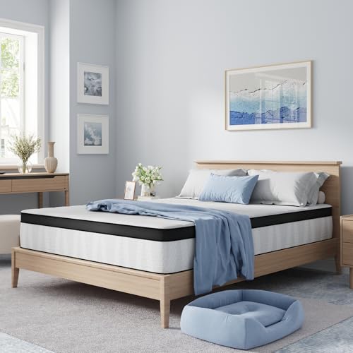 Avenco King Mattress 12 Inch Medium Firm Hybrid with Pocket Springs H486321