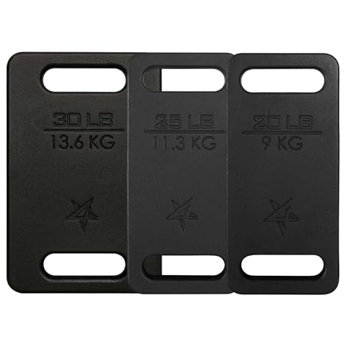 Yes4All Ruck Weight Plate, Cast Iron with Wide Grip for Strength Training R21870