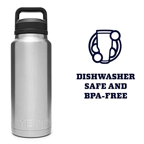 YETI Rambler 36 oz Bottle, Vacuum Insulated, Stainless Steel with Chug Cap M79550