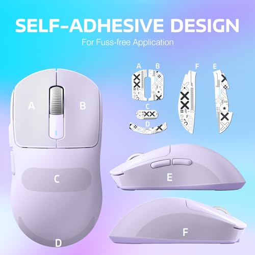 ATTACK SHARK X3 Wireless Gaming Mouse, 49g Ergonomic, PAW3395 26K DPI, White C238377