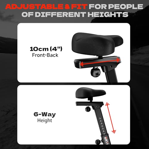 Magnetic Air Resistance Exercise Bike with Dual Action Handlebars L6339