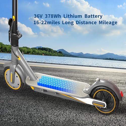 Electric Scooter for Adults, 19Mph, 15/21 Miles Range, Foldable with App Control O825633