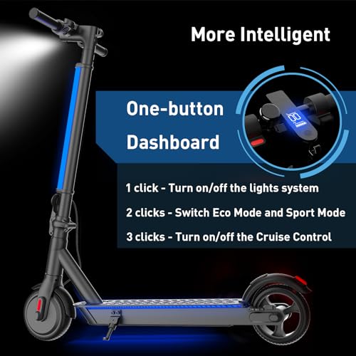 Hiboy Electric Scooter, 350W Motor, 13 MPH, Foldable, UL 2272 Certified H307320
