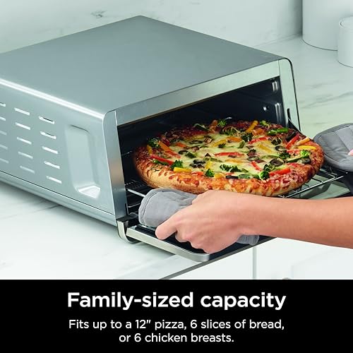 Ninja Digital Air Fry Countertop Oven, 8-in-1, XL Capacity, Silver, SP101 G9880