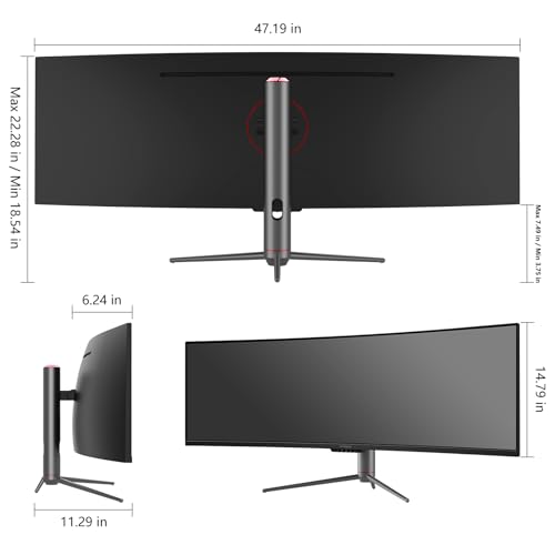 INNOCN 45C1R 45 Inch Ultrawide Curved Gaming Monitor, HDR400, USB-C 90W O61407