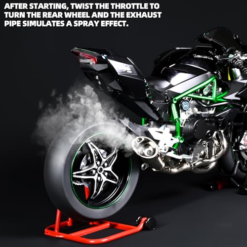 Die Cast Motorcycle 1:6 Scale Kawasaki H2R Alloy Racing Model L8357