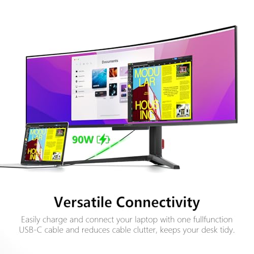 INNOCN 49" Curved Ultrawide Gaming Monitor 120Hz QHD 32:9 E79455