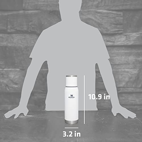 Stanley Adventure-To-Go Vacuum Bottle 25 oz Wide Mouth Insulated Stainless Steel Thermos, Blue Glow D5617