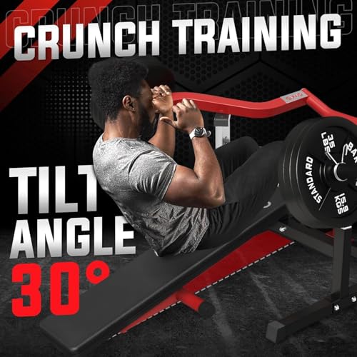GMWD Chest Press Machine 1050LBS with Independent Converging Arms, Adjustable Bench U29223