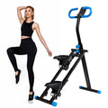 Vertical Climber Exercise Machine for Home Gym, Adjustable Handlebar, Blue Q499