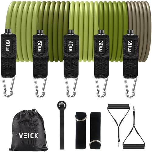 VEICK Resistance Bands with Handles for Home Workout O75059