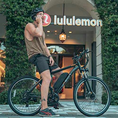 Jasion EB5 Electric Bike for Adults, 500W Brushless Motor, 40 Miles, 20 MPH, 7-Speed Y354