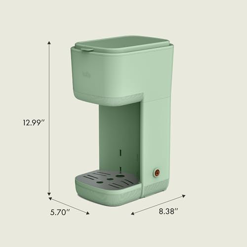 BELLA Single Serve Coffee Maker, K Cup & Ground Compatible, Auto Shutoff X237