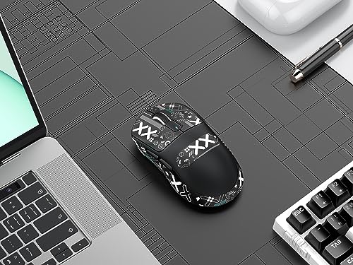 ATTACK SHARK X3 Wireless Gaming Mouse, 49g Ergonomic, PAW3395 26K DPI, White C238377