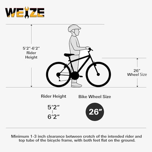 WEIZE Mountain Bike 26 27.5 inch Dual Full Suspension MTB Bicycle F2799