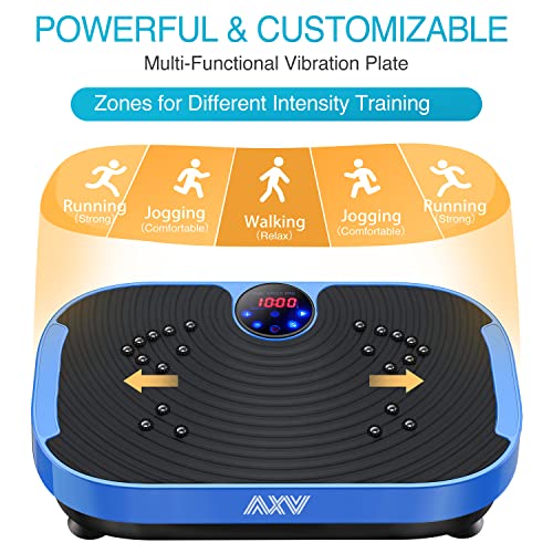 AXV Vibration Plate Exercise Machine Whole Body Workout Fitness Platform K84986