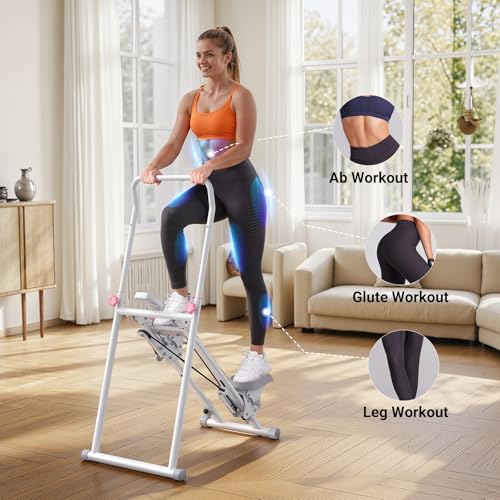 MERACH Stair Stepper for Home Gym, Vertical Climber Machine with Adjustable Handlebar P988