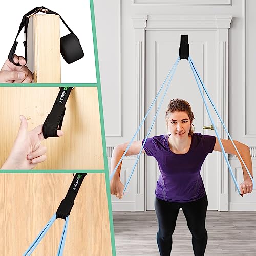 Resistance Bands Set with Door Anchor for Home Gym Workout D603