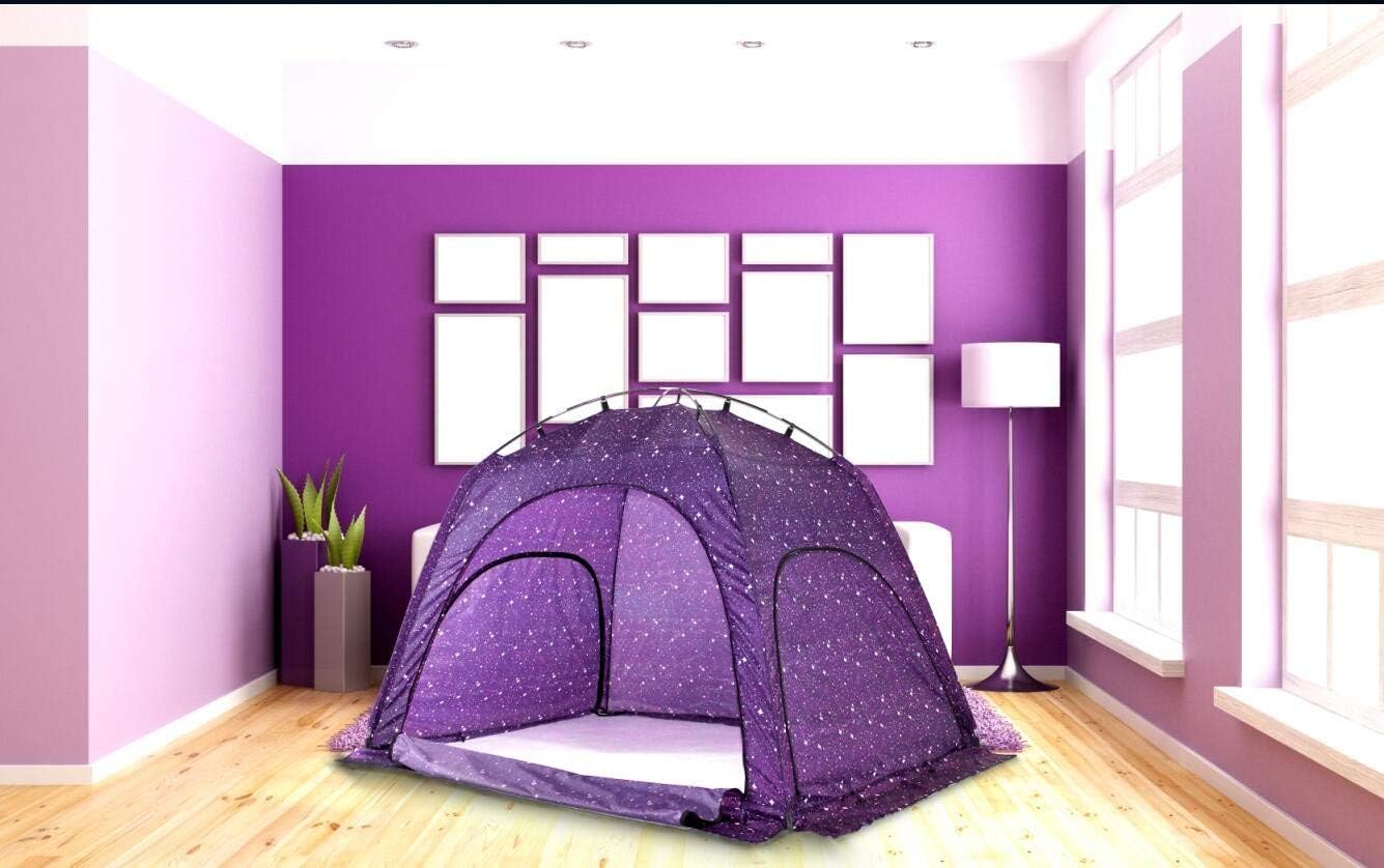 Laylala® Indoor Privacy and Play Tent on Bed for Warm Starlight A130