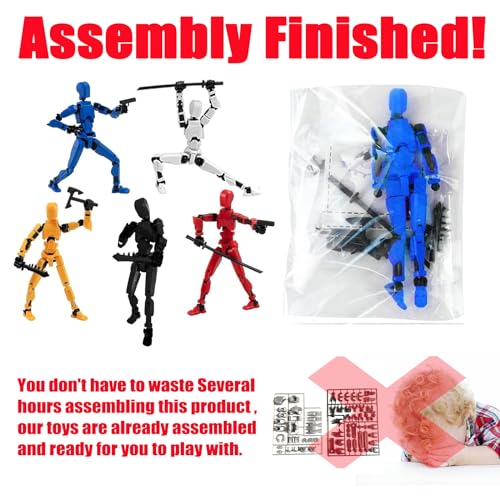 Titan 13 Action Figure, 3D Printed Robot, Desktop Decorations Game Gifts (9 pcs) Z24151