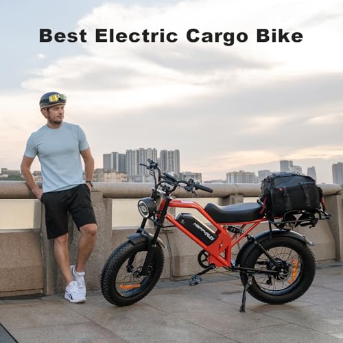 G52 Electric Bike for Adults, 1500W Motor, 48V 18Ah Battery, 20" Fat Tire P6609