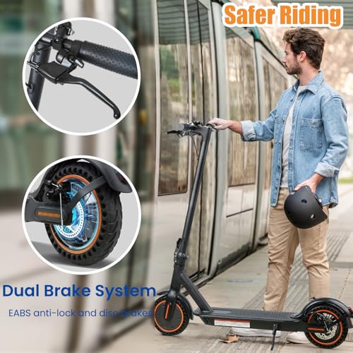 Electric Scooter for Adults, 8.5" Solid Tires, 500W Motor, Foldable S556