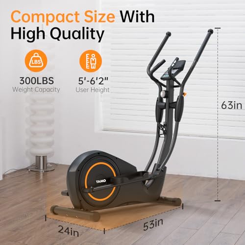 Elliptical Machine with Hyper-Quiet Magnetic Driving System for Home T541
