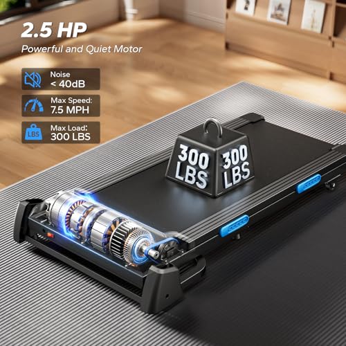 MERACH Foldable Treadmill with Incline, 7.5MPH Quiet for Home M910