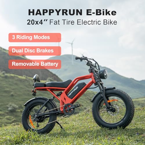G52 Electric Bike for Adults, 1500W Motor, 48V 18Ah Battery, 20" Fat Tire P6609