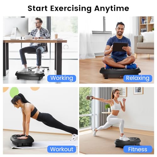 Vibration Plate Exercise Machine for Full Body Workout, 450 lbs Capacity K2776