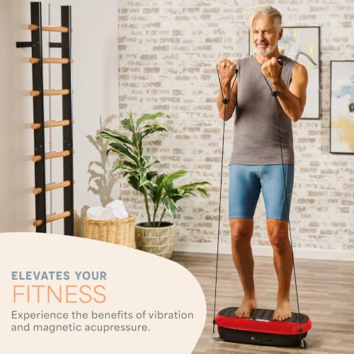 Lifepro Vibration Plate Exercise Machine with Magnetic Acupoints for Full Body Fitness P3479