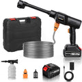 Portable Pressure Washer, 900PSI Cordless Power Washer, Portable Power Washer with 2 Batteries, 6-in-1 Nozzle, Handheld Pressure Washer for Car/Floor/Garden