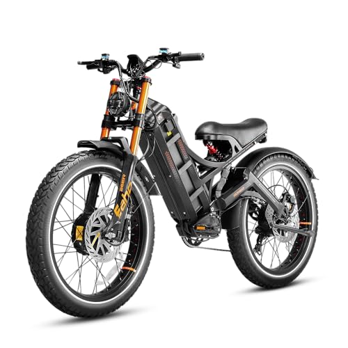 Romeo Pro 3 Electric Bike for Adults 5000W Dual Motor 60V 80Ah Fat Tire Full Suspension I27752