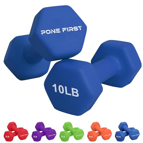 Neoprene Dumbbell Hand Weight Pairs for Home Gym Exercise N796