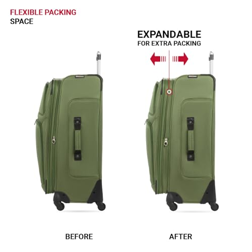 SwissGear Sion Softside Expandable Luggage, Black, 29-Inch C81483